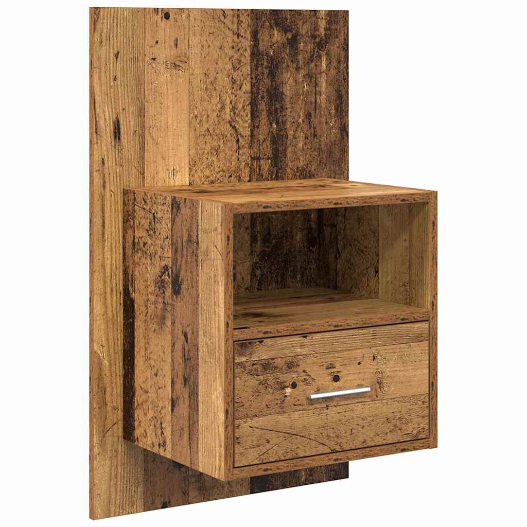Tête de lit avec armoire 3 pcs Bois Ancien Bois d'ingénierie - XIOS