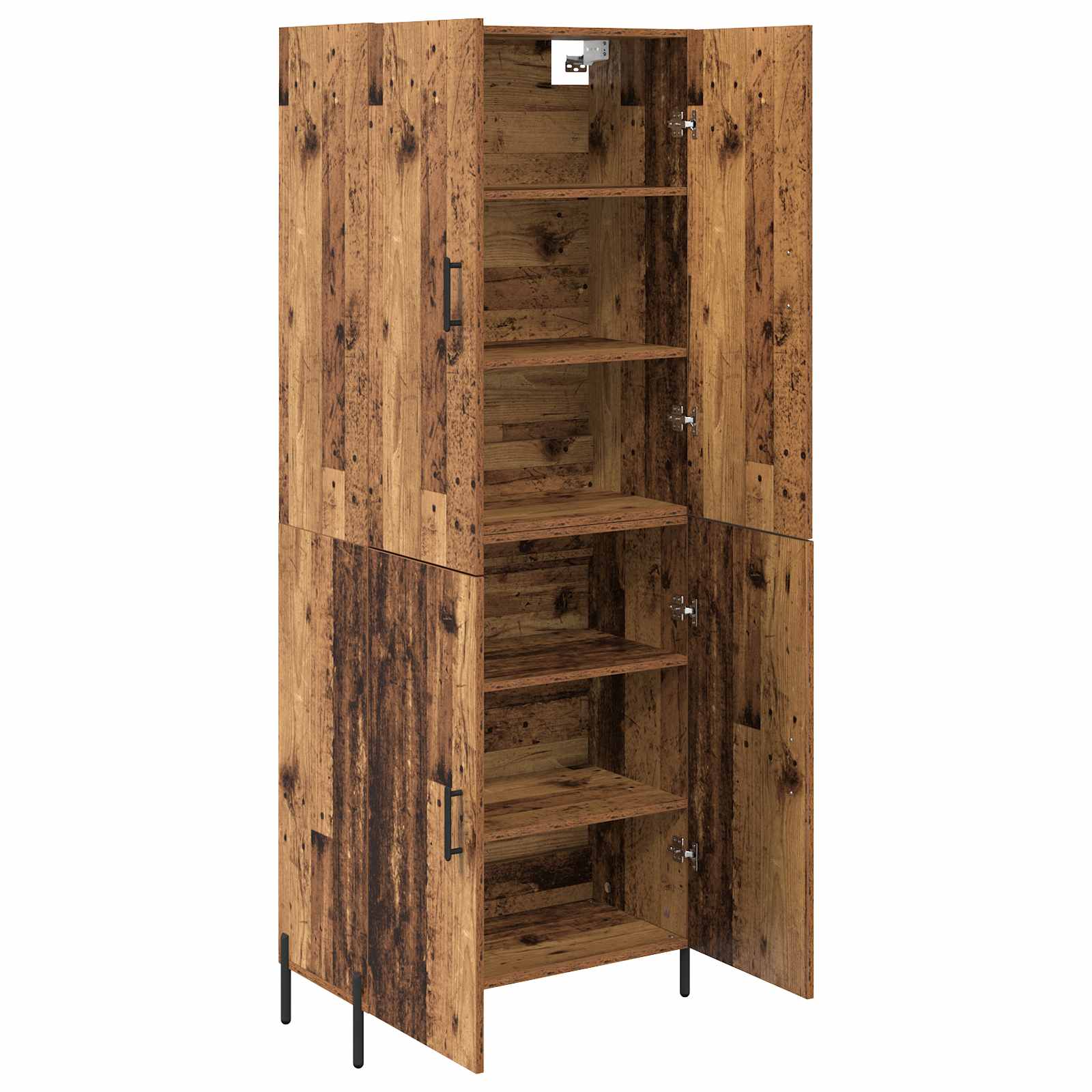 Haut Armoire Bois Ancien 69,5 x 34 x 180 cm Bois d'ingénierie - XIOS