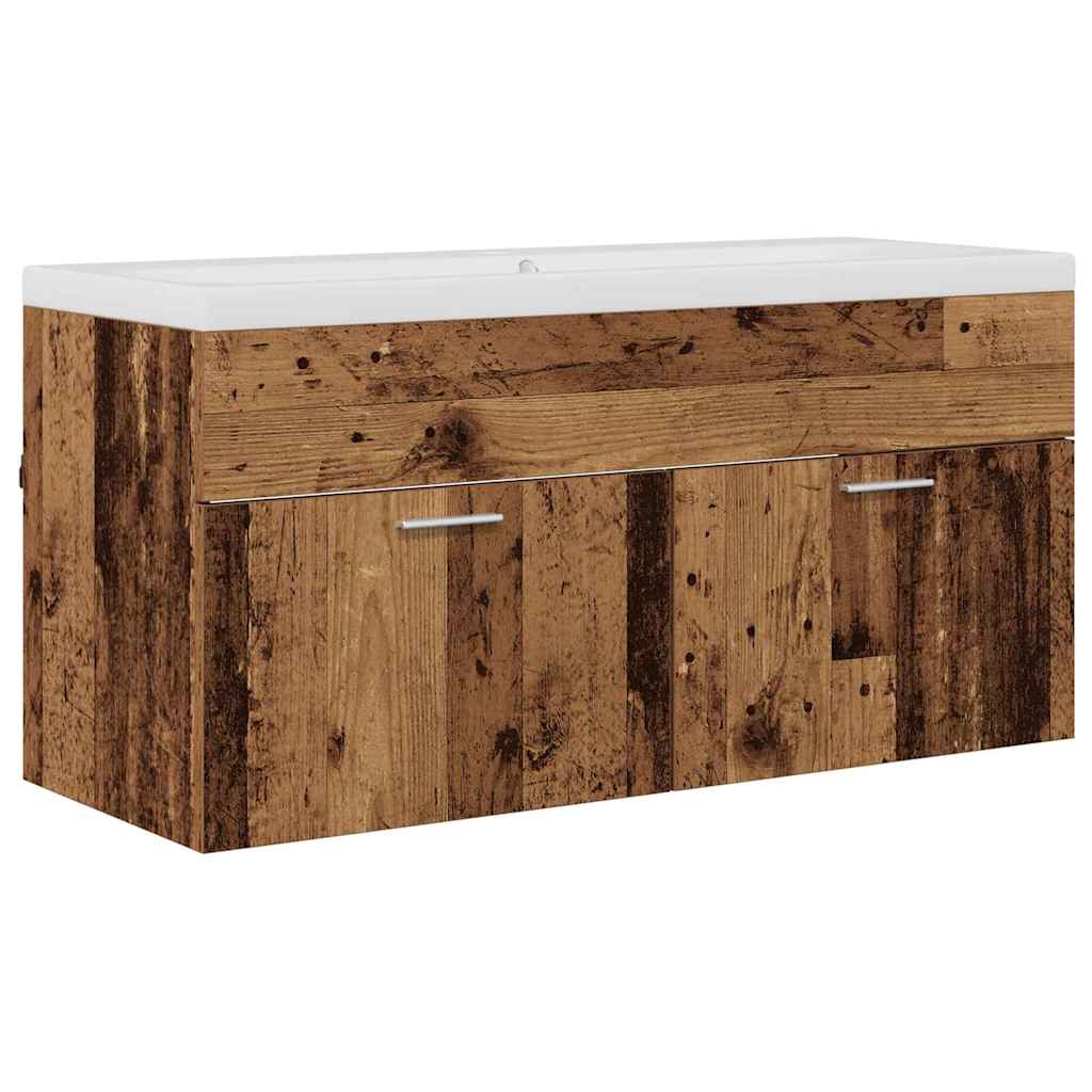 Armoire de salle de bain Bois ancien 100 x 38,5 x 46 cm