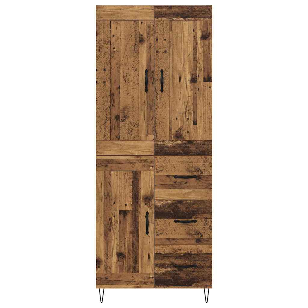 Haut Armoire Bois Ancien 69,5 x 34 x 180 cm Bois d'ingénierie - XIOS