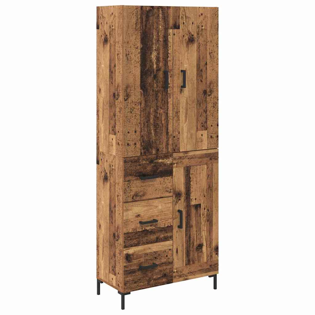 Haut Armoire Bois Ancien 69,5 x 34 x 180 cm Bois d'ingénierie - XIOS