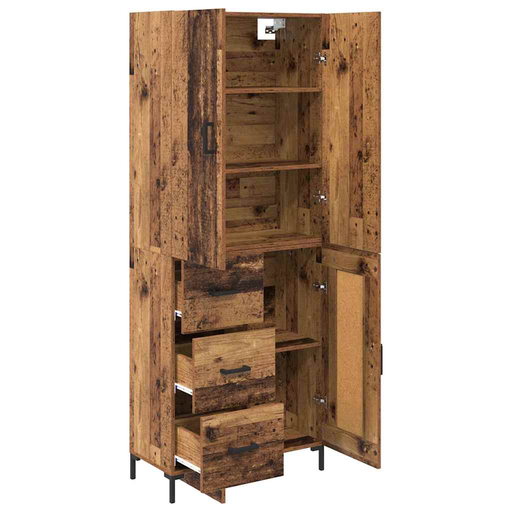 Haut Armoire Bois Ancien 69,5 x 34 x 180 cm Bois d'ingénierie - XIOS
