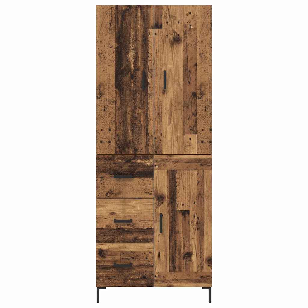 Haut Armoire Bois Ancien 69,5 x 34 x 180 cm Bois d'ingénierie - XIOS
