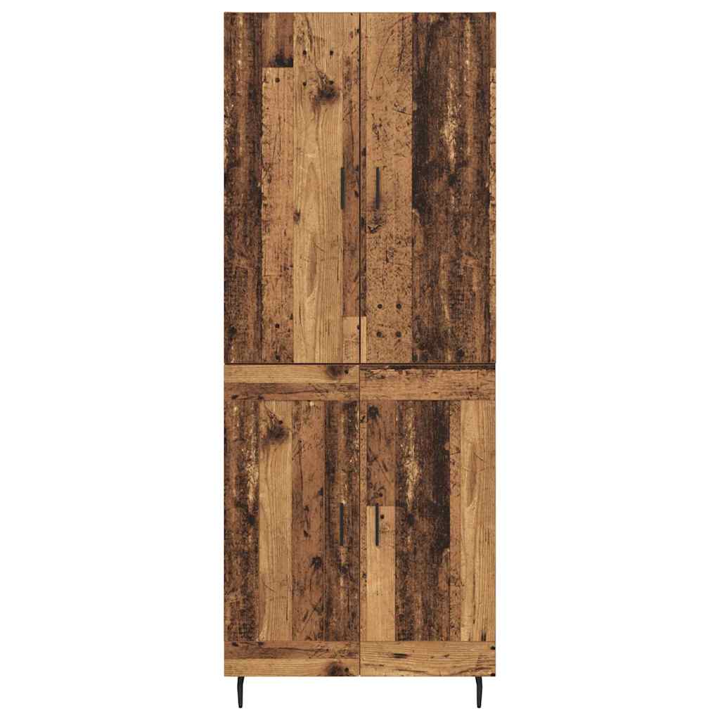 Haut Armoire Bois Ancien 69,5 x 34 x 180 cm - XIOS