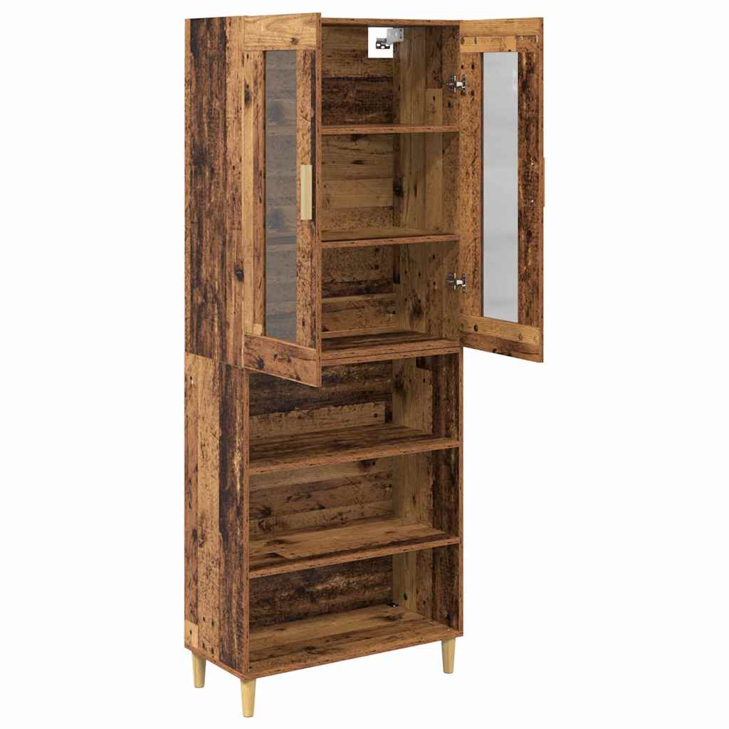 Haut Armoire Bois Ancien 69,5 x 34 x 180 cm - XIOS