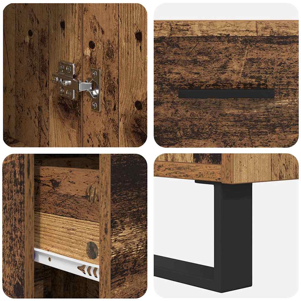 Haut Armoire Bois Ancien 34,5 x 34 x 180 cm Bois d'ingénierie - XIOS