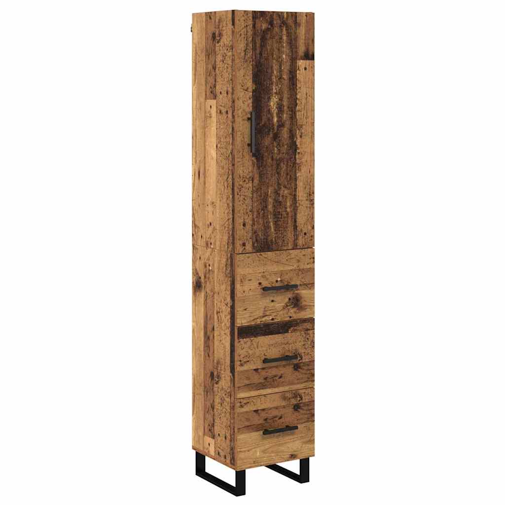 Haut Armoire Bois Ancien 34,5 x 34 x 180 cm Bois d'ingénierie - XIOS