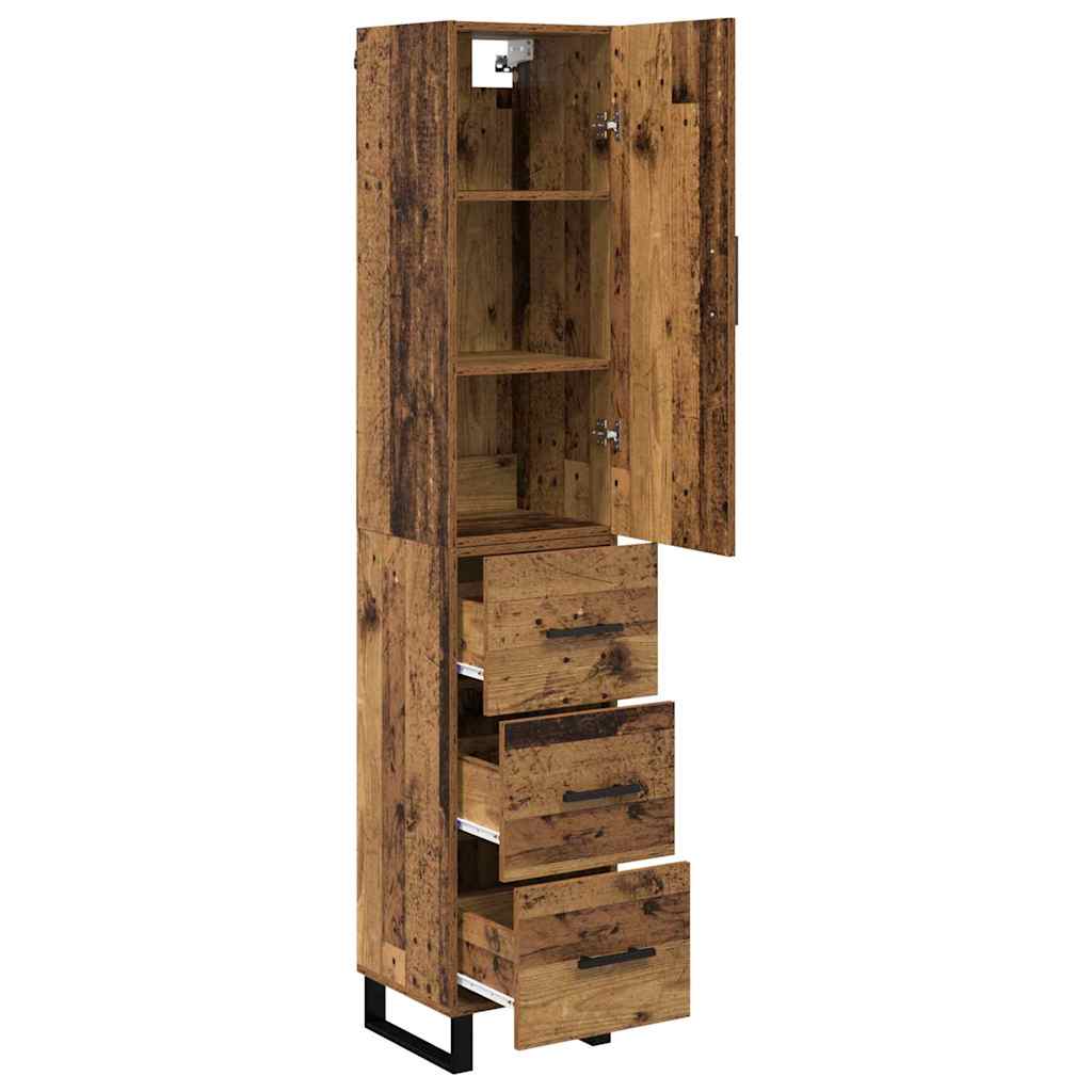 Haut Armoire Bois Ancien 34,5 x 34 x 180 cm Bois d'ingénierie - XIOS