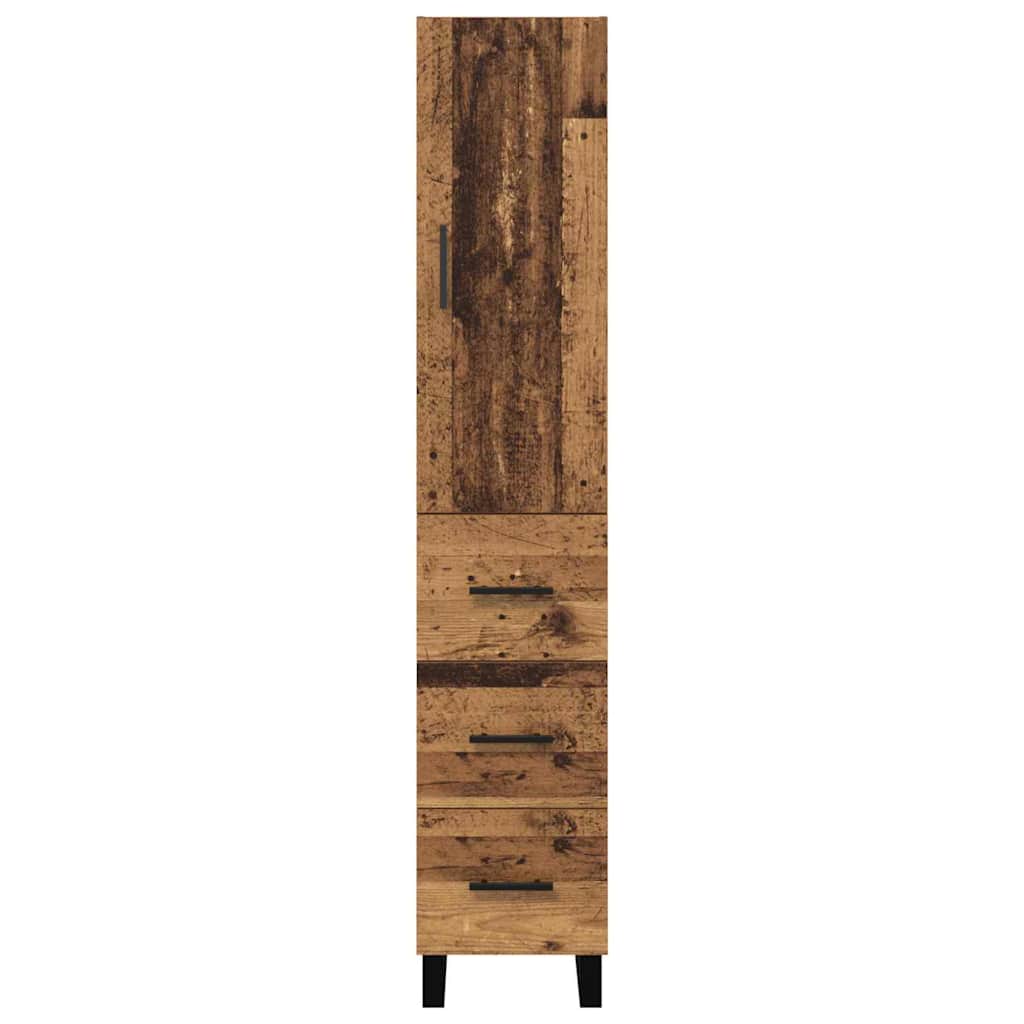 Haut Armoire Bois Ancien 34,5 x 34 x 180 cm Bois d'ingénierie - XIOS