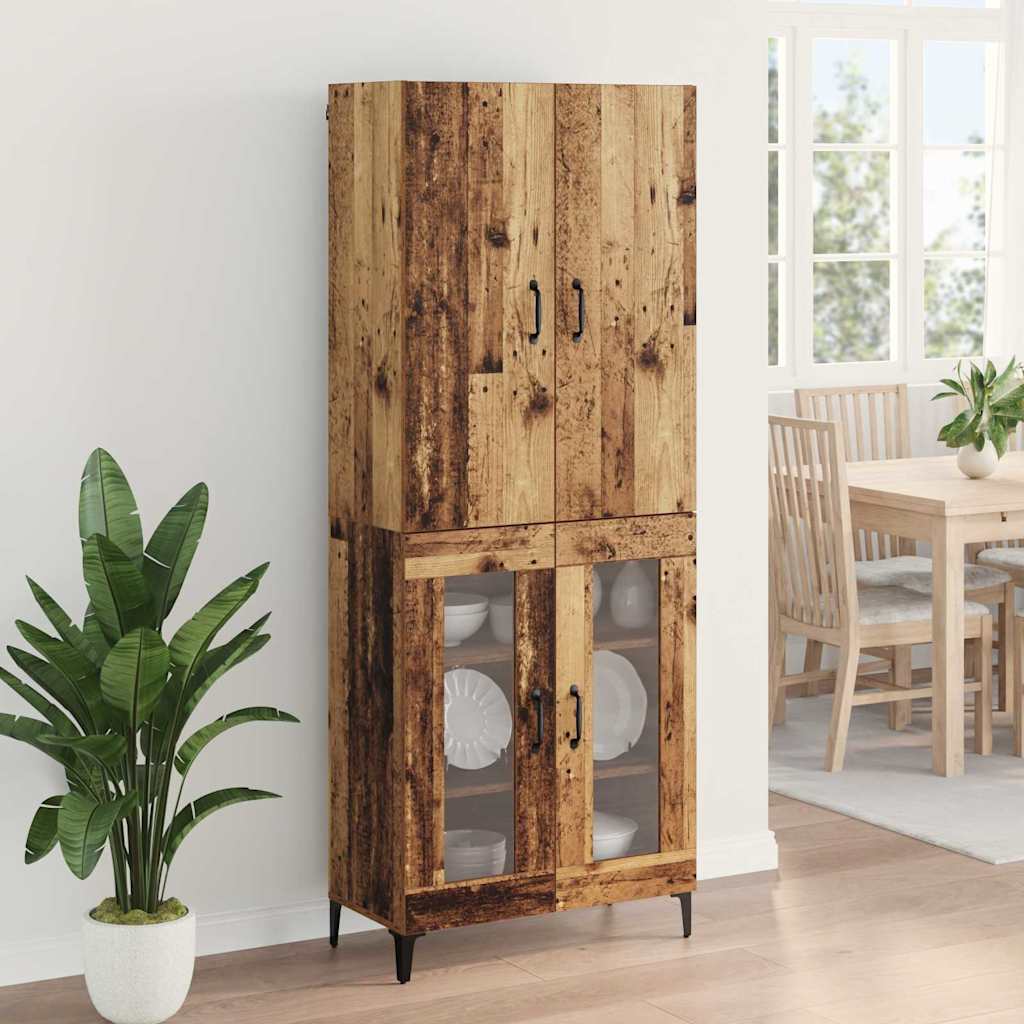 Haut Armoire Bois Ancien 69,5 x 34 x 180 cm Bois d'ingénierie - XIOS