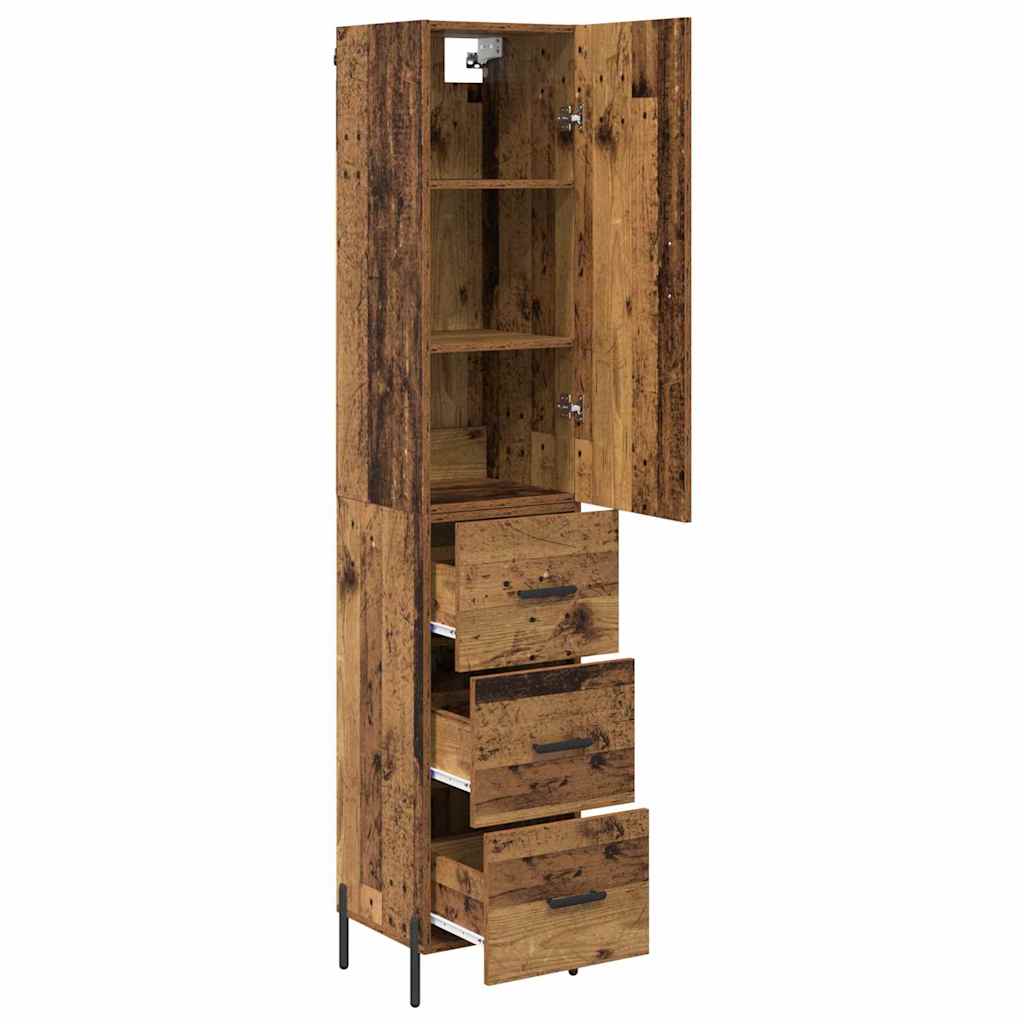 Haut Armoire Bois Ancien 34,5 x 34 x 180 cm Bois d'ingénierie - XIOS