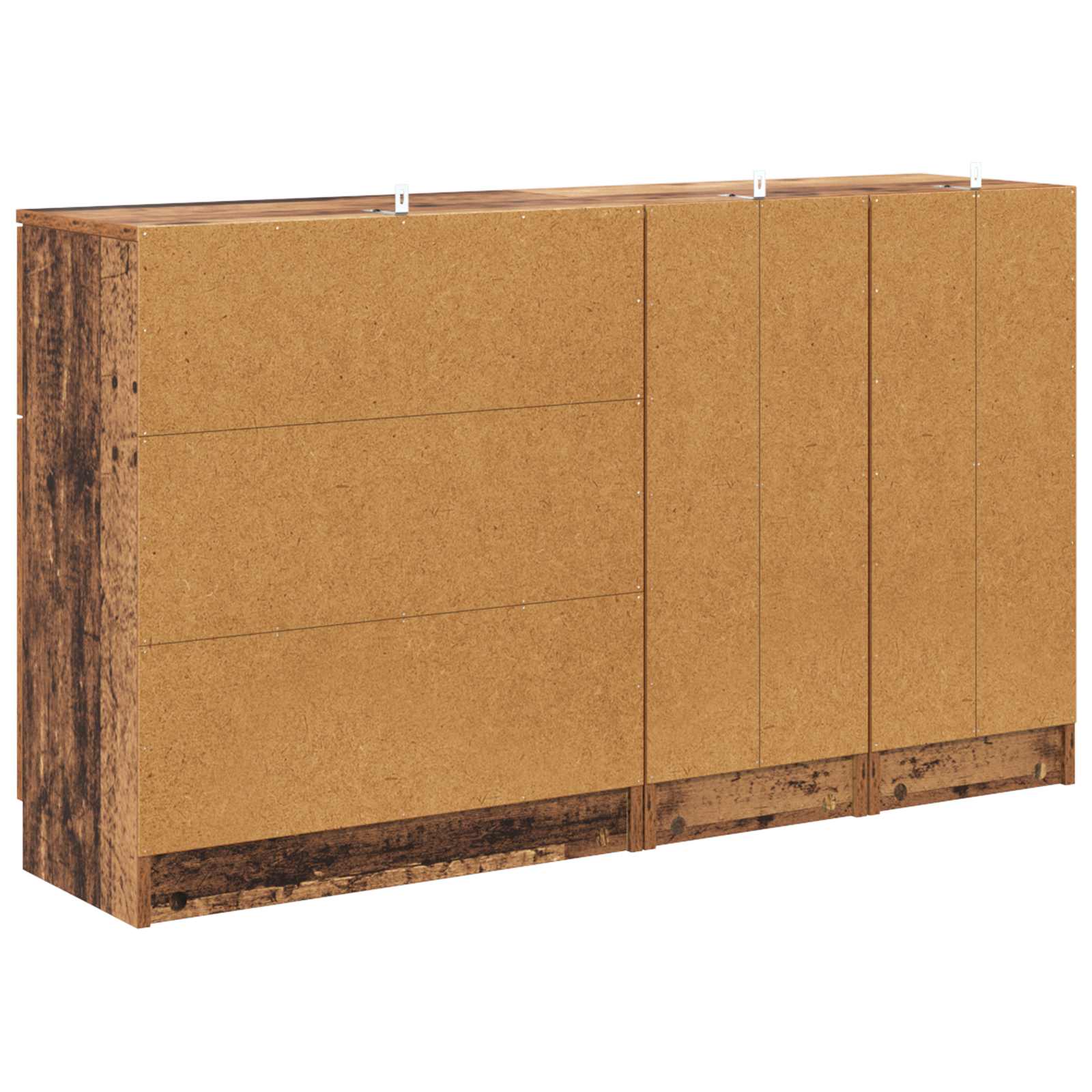 Buffet avec tiroir 3 pcs Bois Ancien Bois d'ingénierie - XIOS