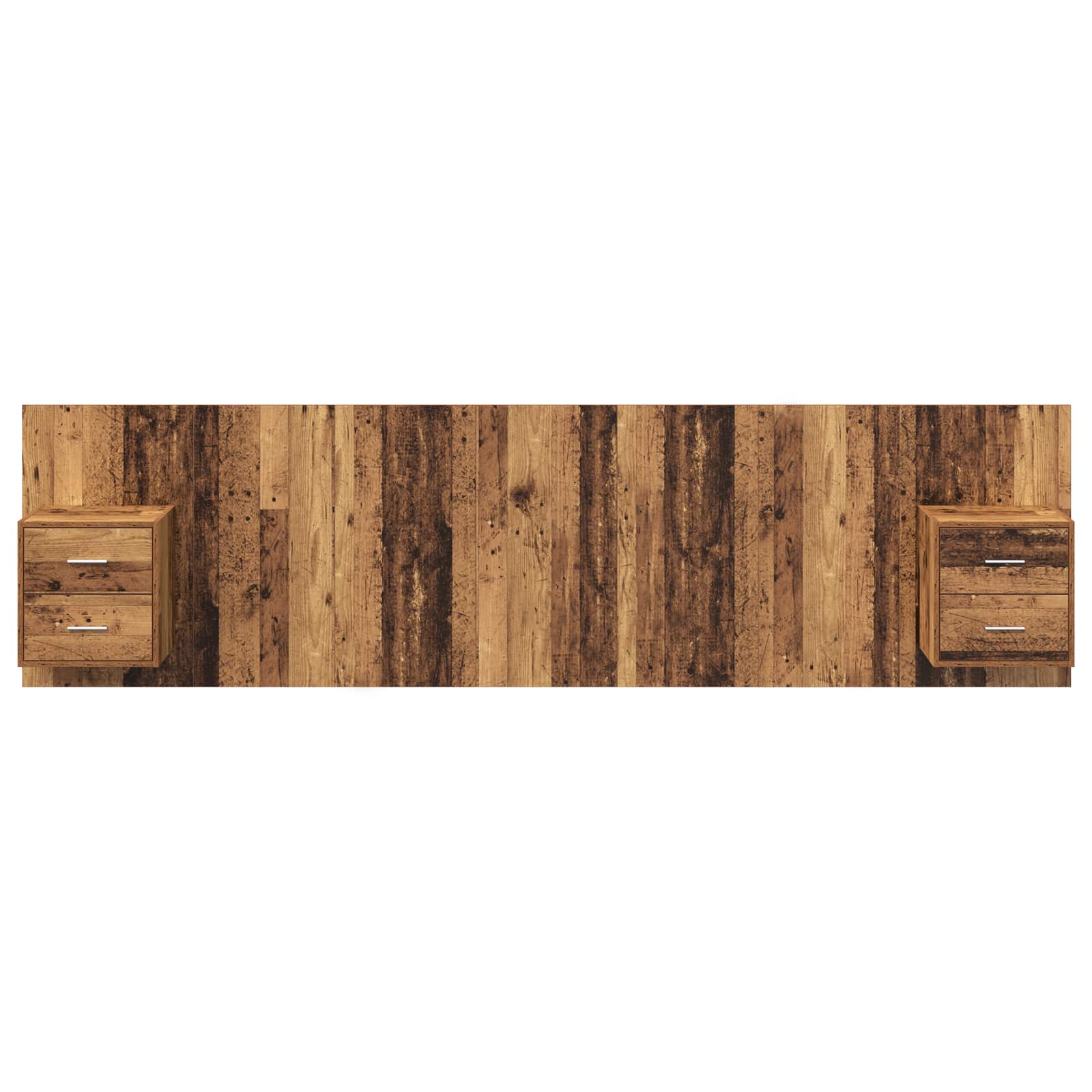 Tête de lit avec armoire 3 pcs Bois Ancien Bois d'ingénierie - XIOS
