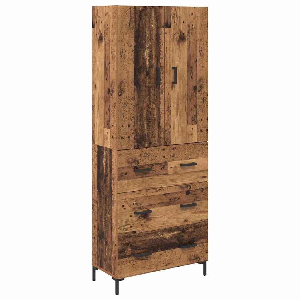 Haut Armoire Bois Ancien 69,5 x 34 x 180 cm Bois d'ingénierie - XIOS