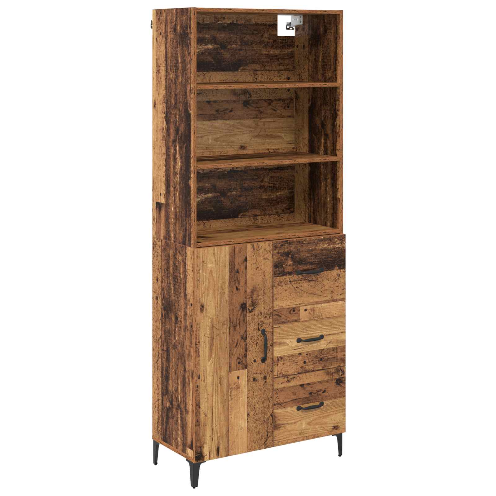 Haut Armoire Bois Ancien 69,5 x 34 x 180 cm Bois d'ingénierie - XIOS