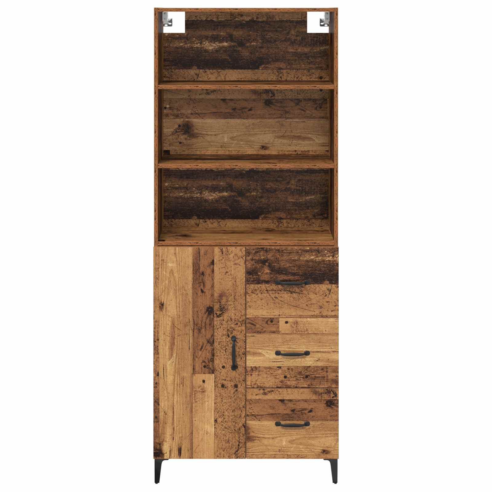 Haut Armoire Bois Ancien 69,5 x 34 x 180 cm Bois d'ingénierie - XIOS