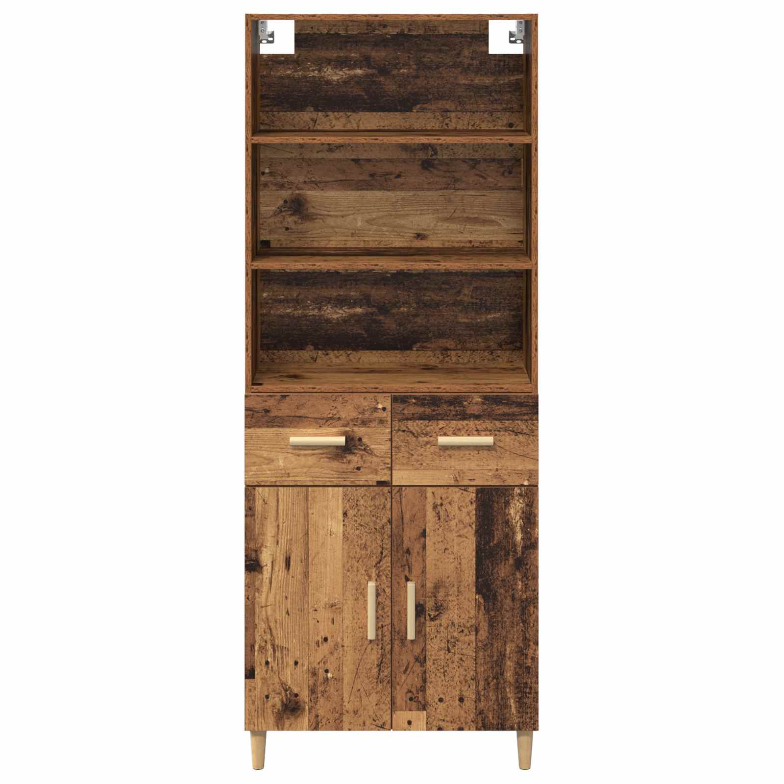 Haut Armoire Bois Ancien 69,5 x 32,5 x 180 cm Bois d'ingénierie - XIOS