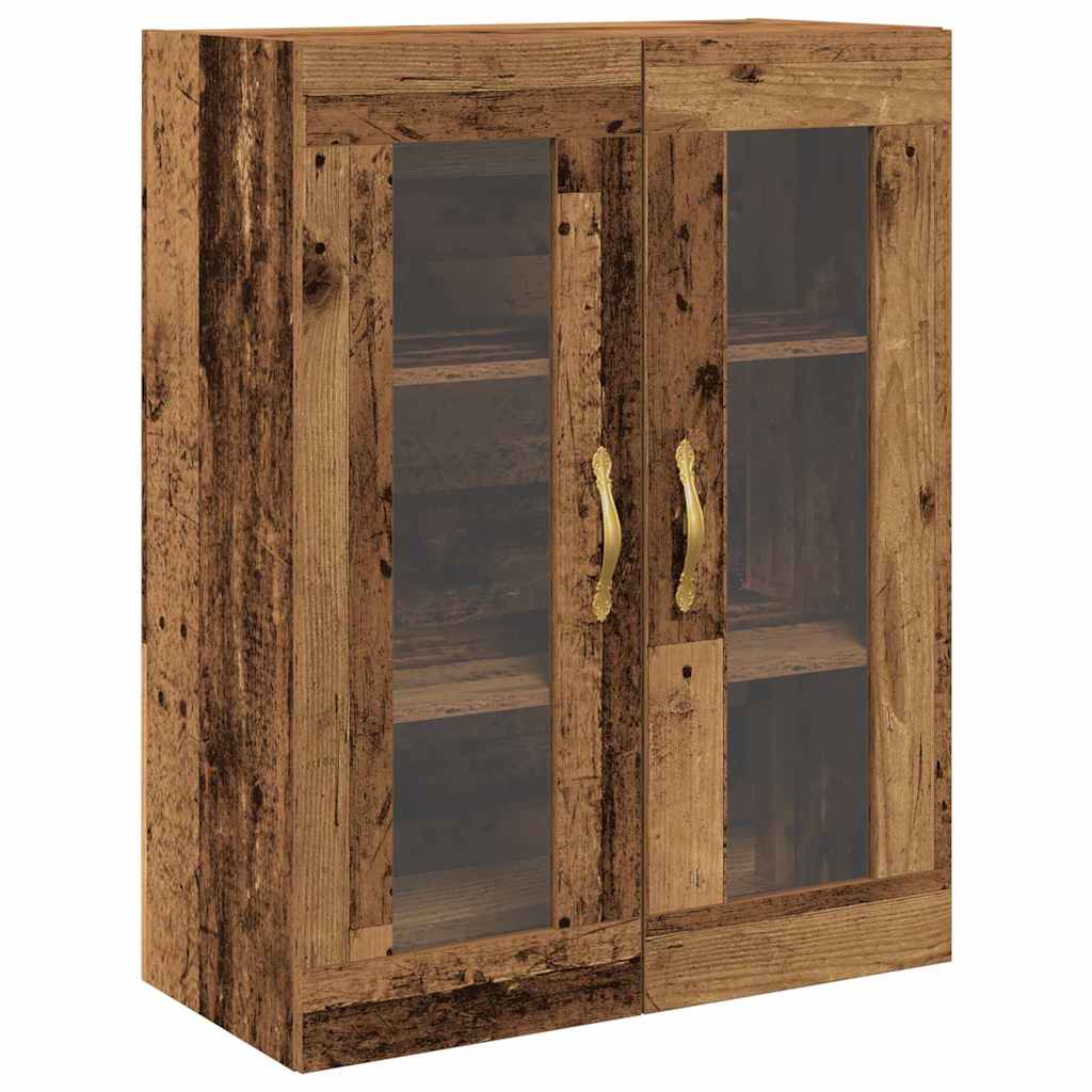 Haut Armoire 2 pcs Bois ancien Bois d'ingénierie - XIOS
