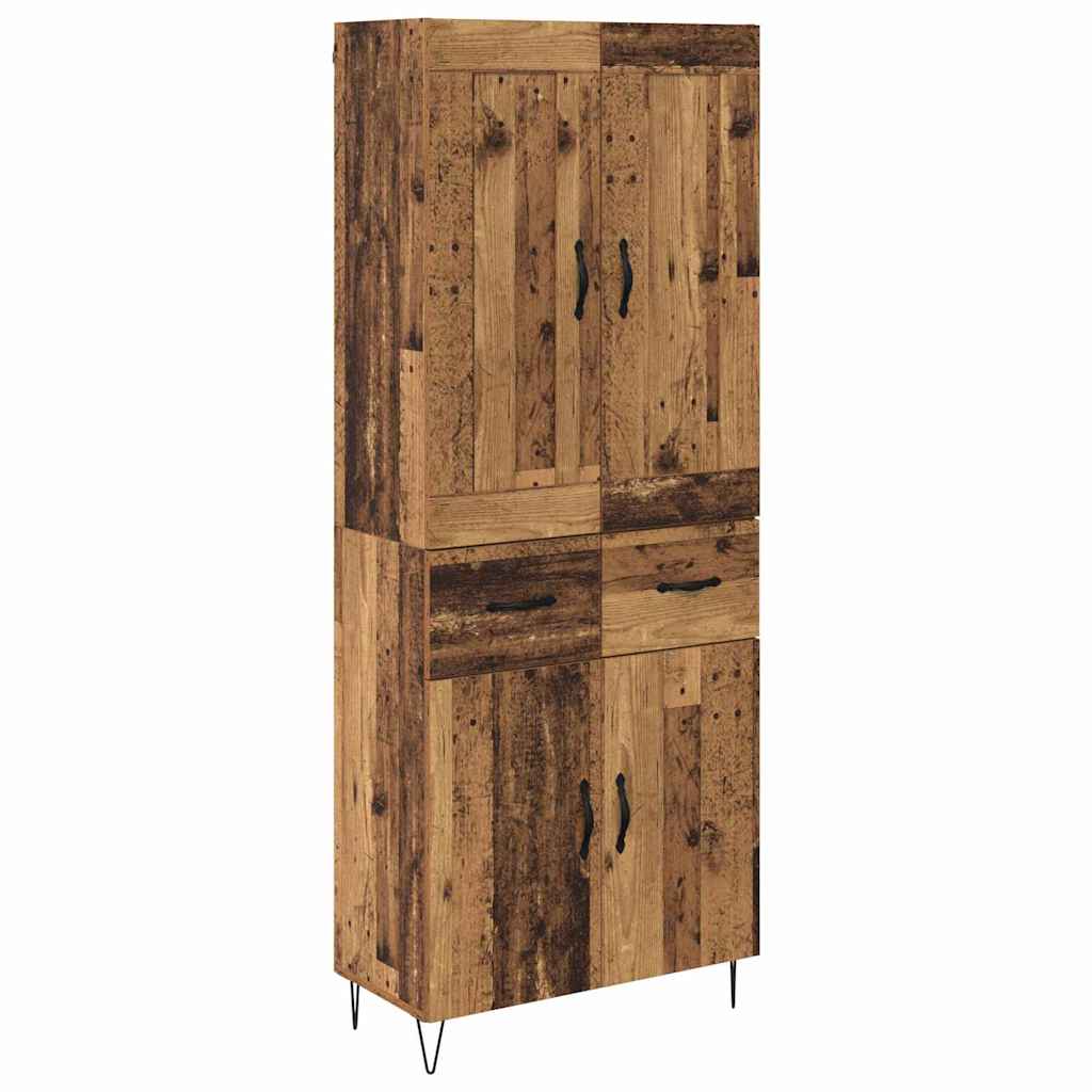 Haut Armoire Bois Ancien 69,5 x 34 x 180 cm Bois d'ingénierie - XIOS