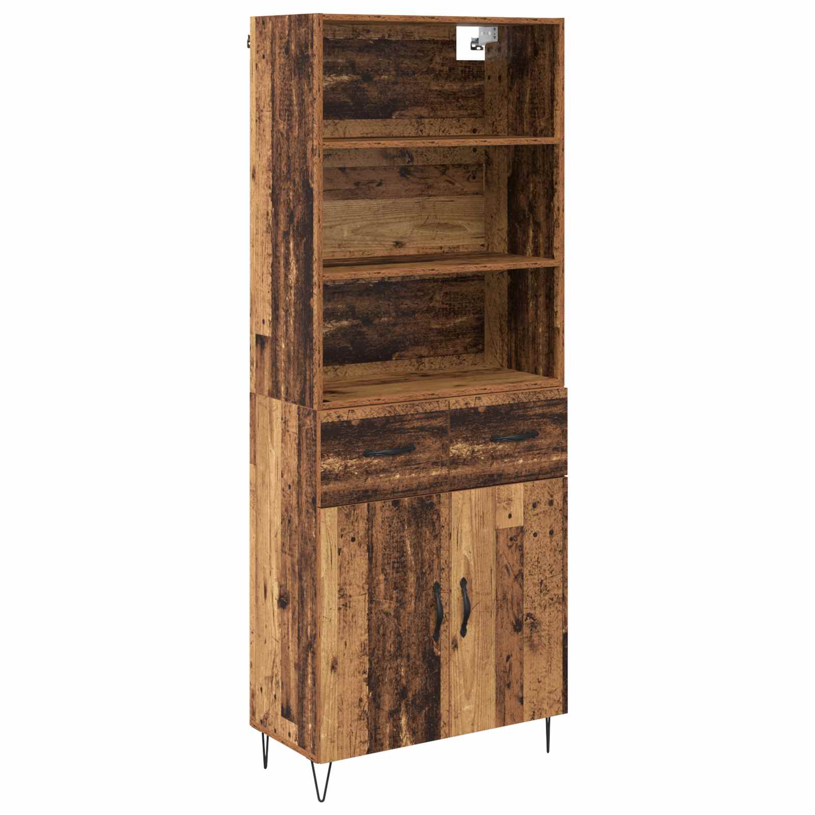 Haut Armoire Bois Ancien 69,5 x 32,5 x 180 cm Bois d'ingénierie - XIOS