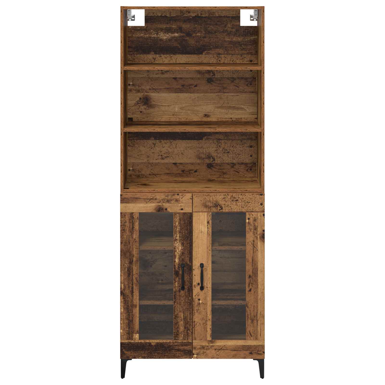 Haut Armoire Bois Ancien 69,5 x 34 x 180 cm Bois d'ingénierie - XIOS