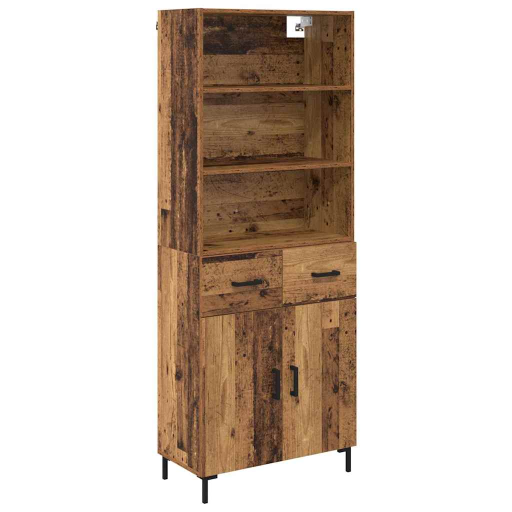 Haut Armoire Bois Ancien 69,5 x 32,5 x 180 cm Bois d'ingénierie - XIOS