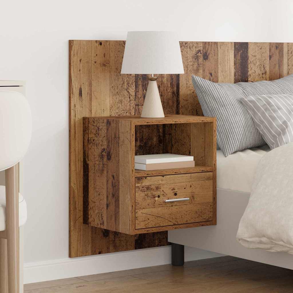 Tête de lit avec armoire 3 pcs Bois Ancien Bois d'ingénierie - XIOS