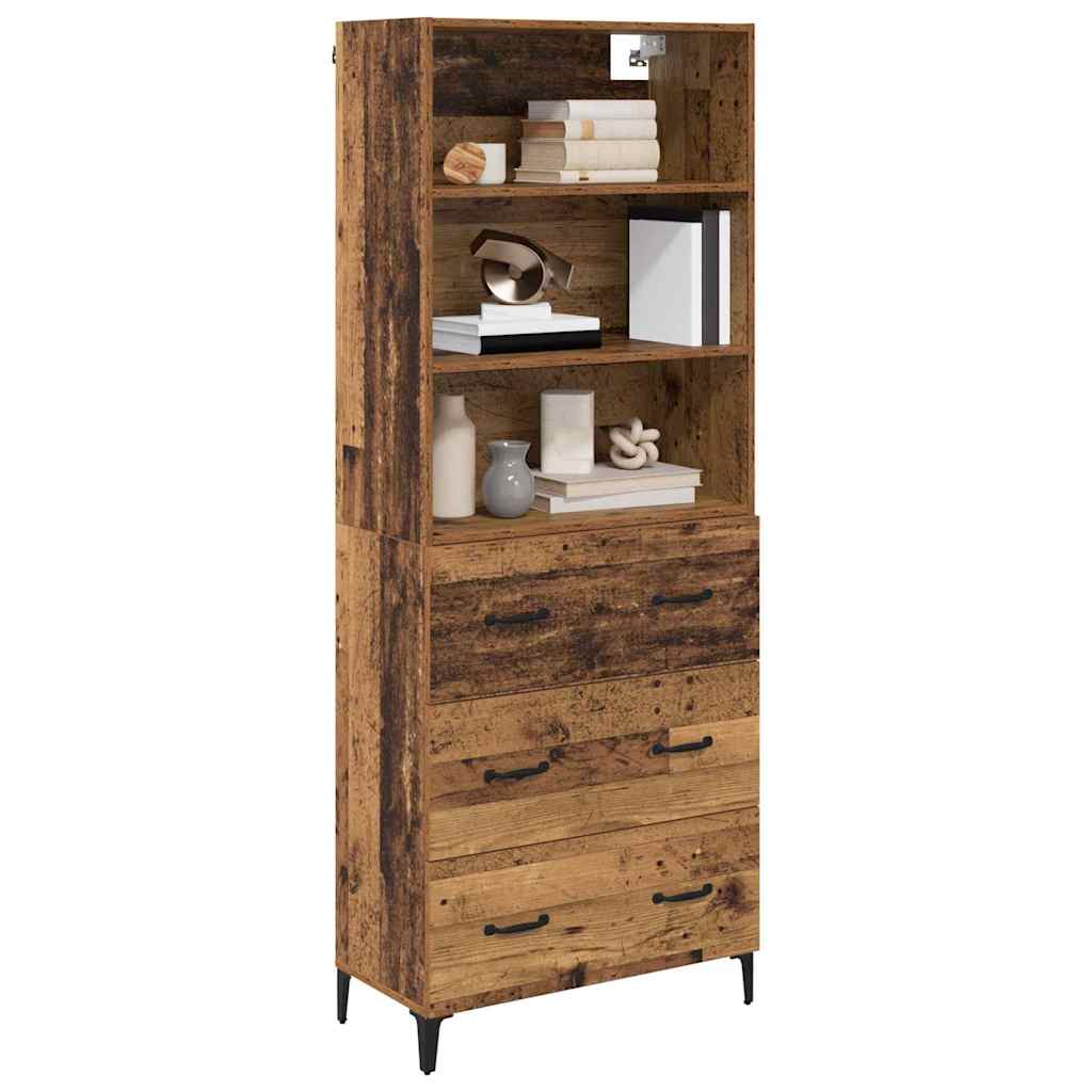 Haut Armoire Bois Ancien 69,5 x 34 x 180 cm Bois d'ingénierie - XIOS