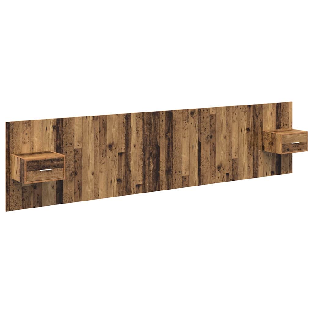 Tête de lit avec armoire 3 pcs Bois Ancien Bois d'ingénierie - XIOS
