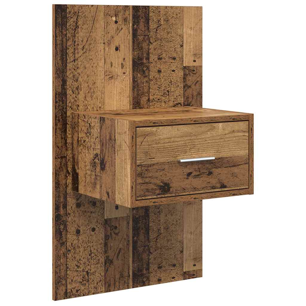 Tête de lit avec armoire 3 pcs Bois Ancien Bois d'ingénierie - XIOS