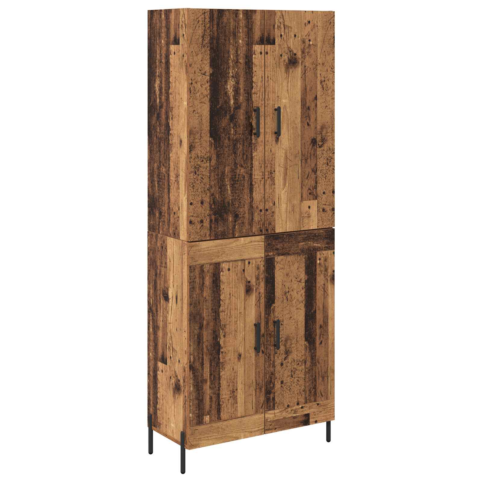 Haut Armoire Bois Ancien 69,5 x 34 x 180 cm Bois d'ingénierie - XIOS