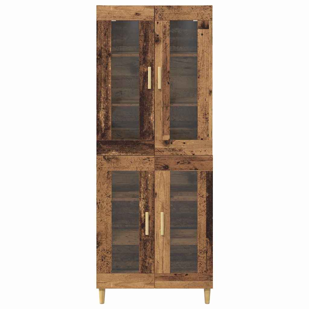Haut Armoire Bois Ancien 69,5 x 34 x 180 cm Bois d'ingénierie - XIOS