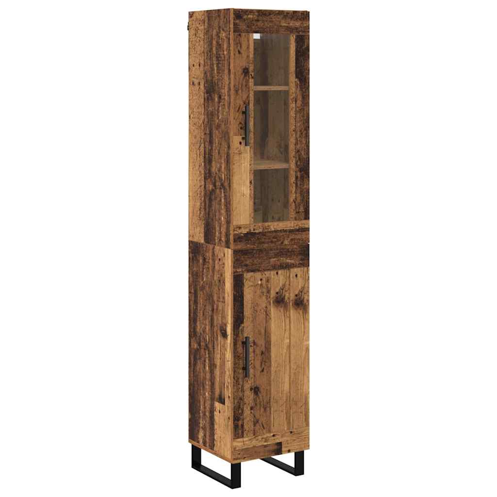 Haut Armoire Bois Ancien 69,5 x 34 x 180 cm Bois d'ingénierie - XIOS