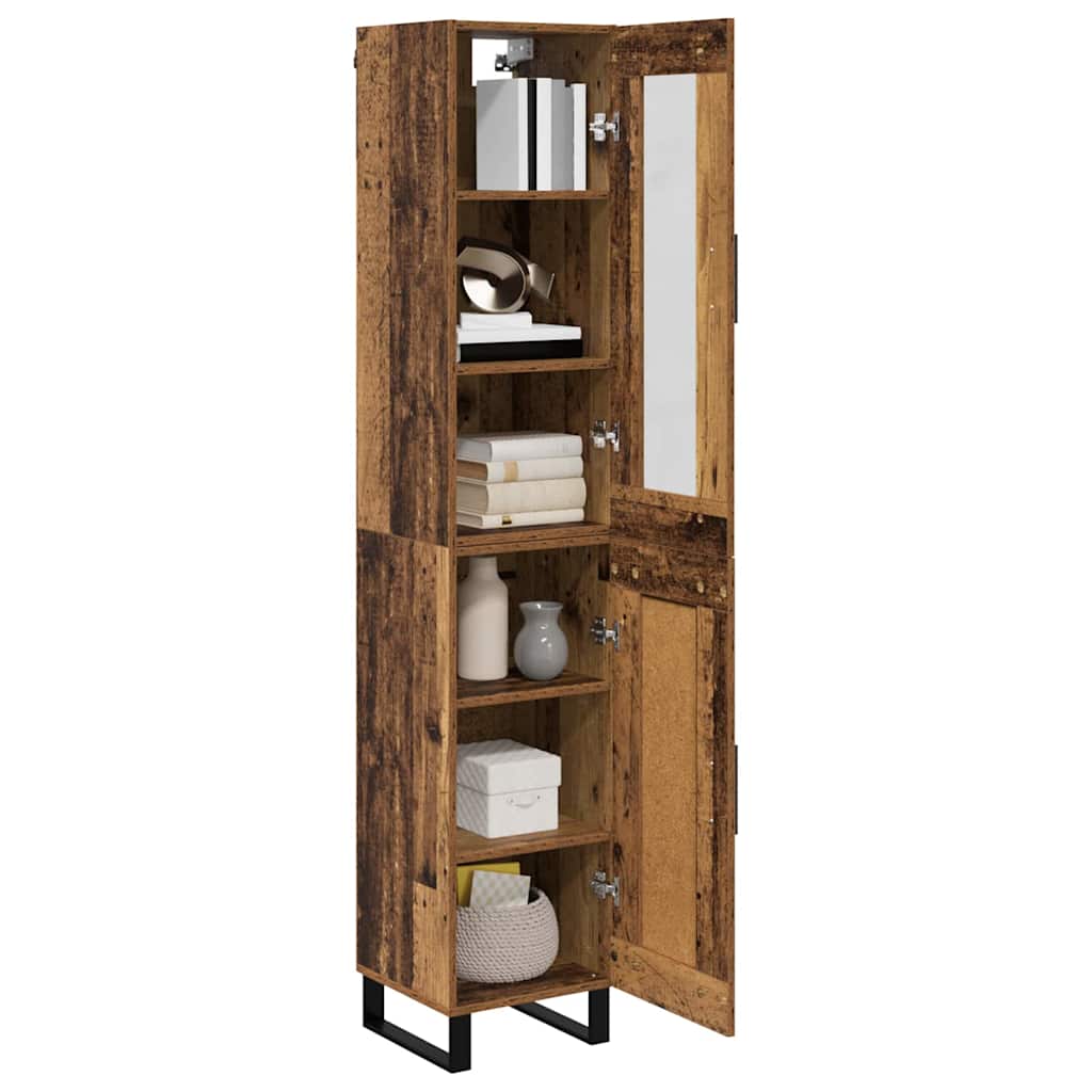 Haut Armoire Bois Ancien 69,5 x 34 x 180 cm Bois d'ingénierie - XIOS