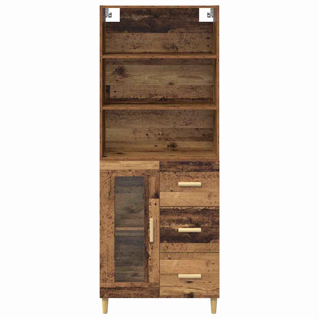 Haut Armoire Bois ancien 69,5 x 34 x 180 cm Bois d'ingénierie - XIOS