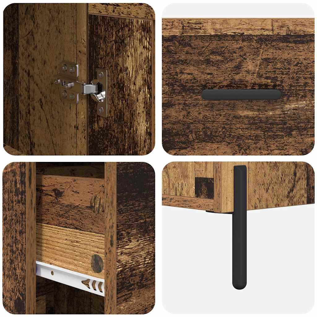 Haut Armoire Bois Ancien 34,5 x 34 x 180 cm Bois d'ingénierie - XIOS