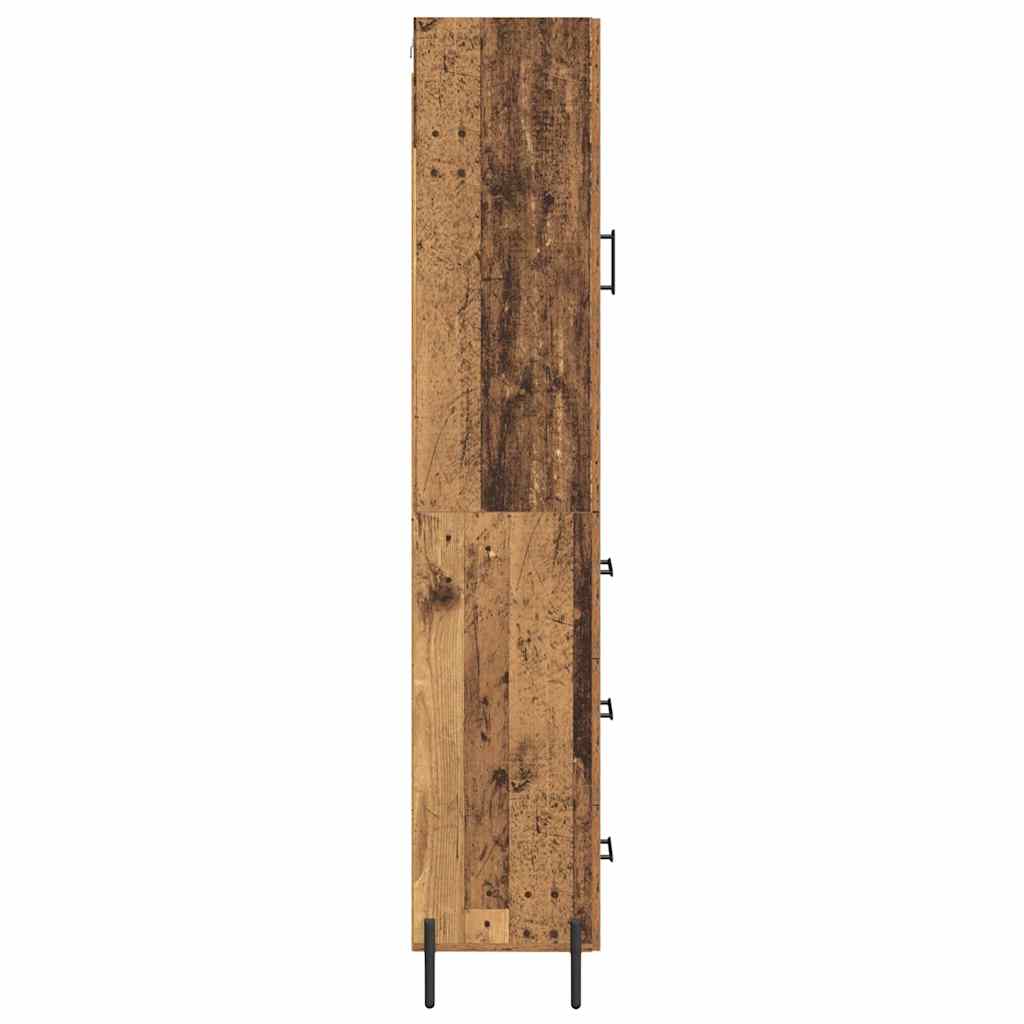 Haut Armoire Bois Ancien 34,5 x 34 x 180 cm Bois d'ingénierie - XIOS