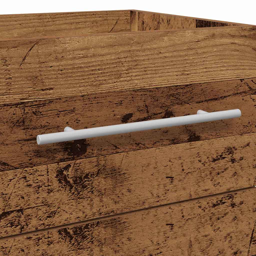 Meuble de Lavabo de Salle de Bain Bois Ancien 41 x 38,5 x 48 cm - XIOS