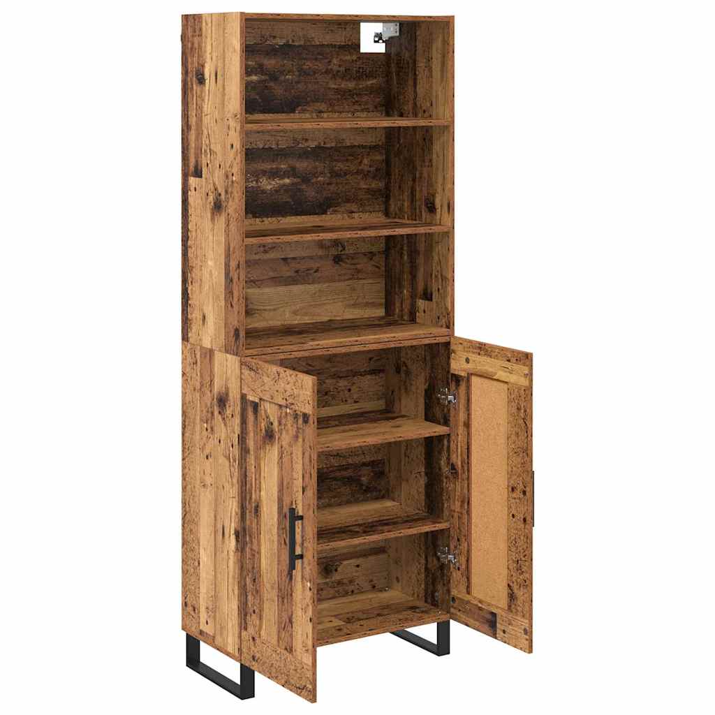 Haut Armoire Bois Ancien 69,5 x 34 x 180 cm - XIOS