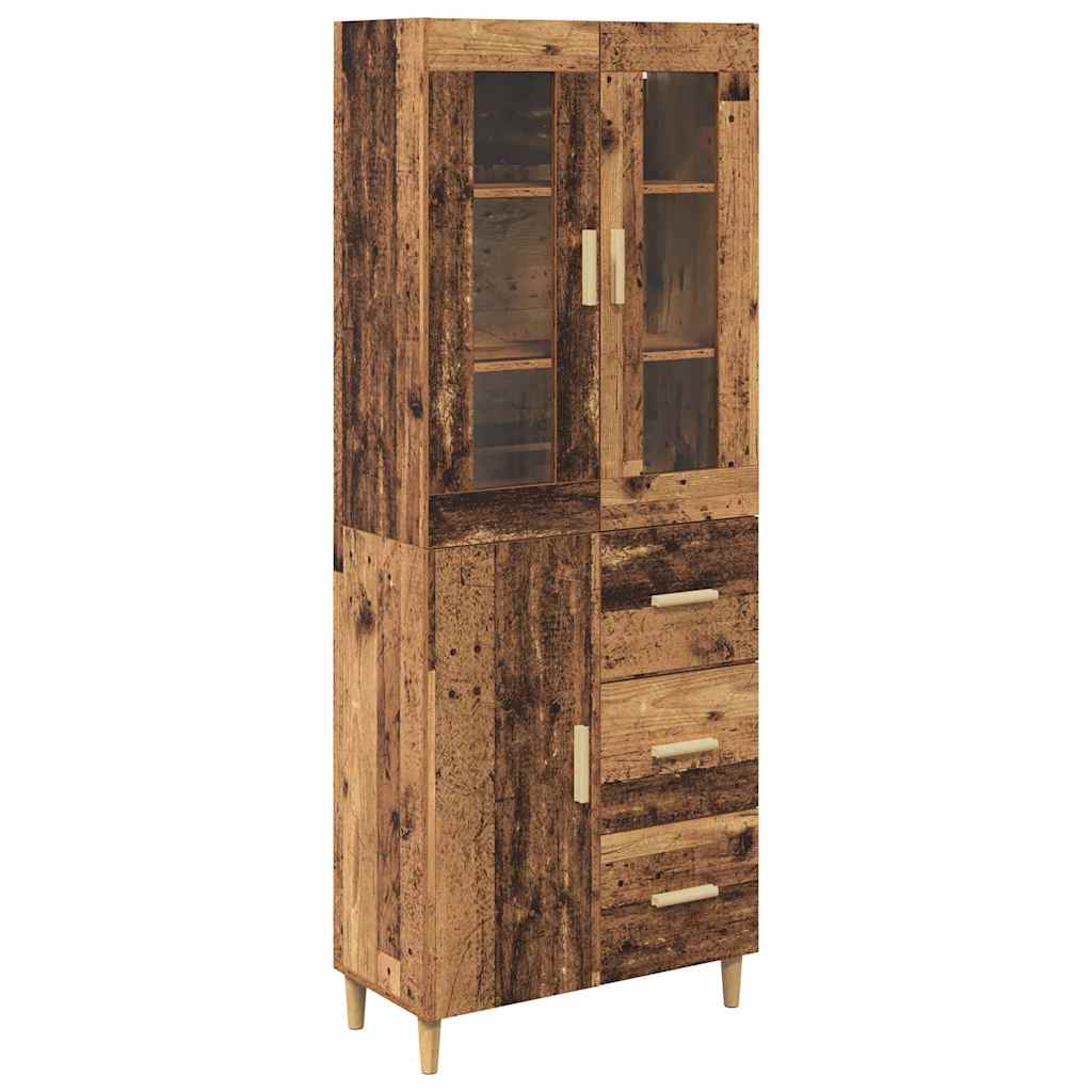 Haut Armoire Bois Ancien 69,5 x 34 x 180 cm Bois d'ingénierie - XIOS