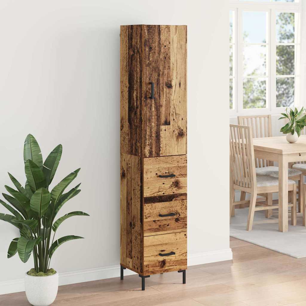 Haut Armoire Bois Ancien 69,5 x 34 x 180 cm Bois d'ingénierie - XIOS