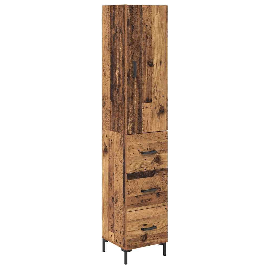 Haut Armoire Bois Ancien 69,5 x 34 x 180 cm Bois d'ingénierie - XIOS