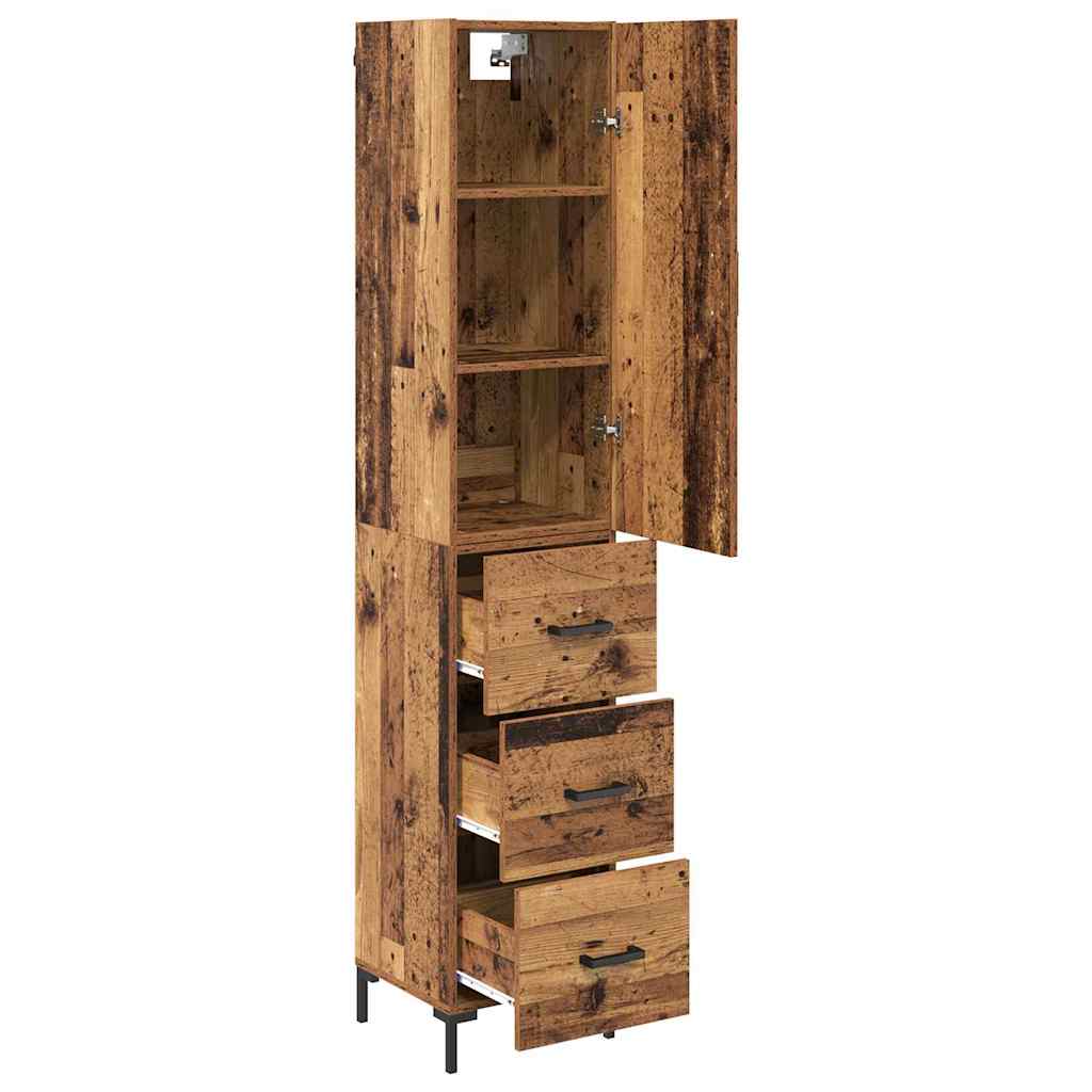 Haut Armoire Bois Ancien 69,5 x 34 x 180 cm Bois d'ingénierie - XIOS