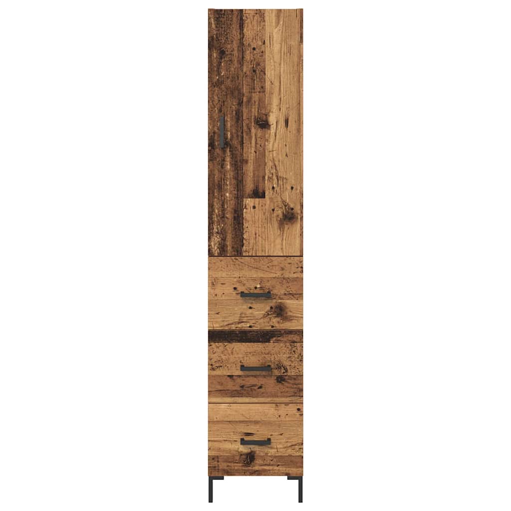 Haut Armoire Bois Ancien 69,5 x 34 x 180 cm Bois d'ingénierie - XIOS