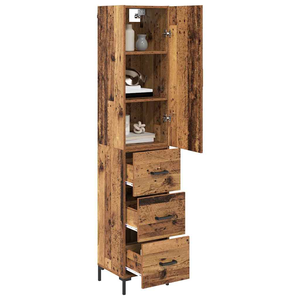 Haut Armoire Bois Ancien 69,5 x 34 x 180 cm Bois d'ingénierie - XIOS