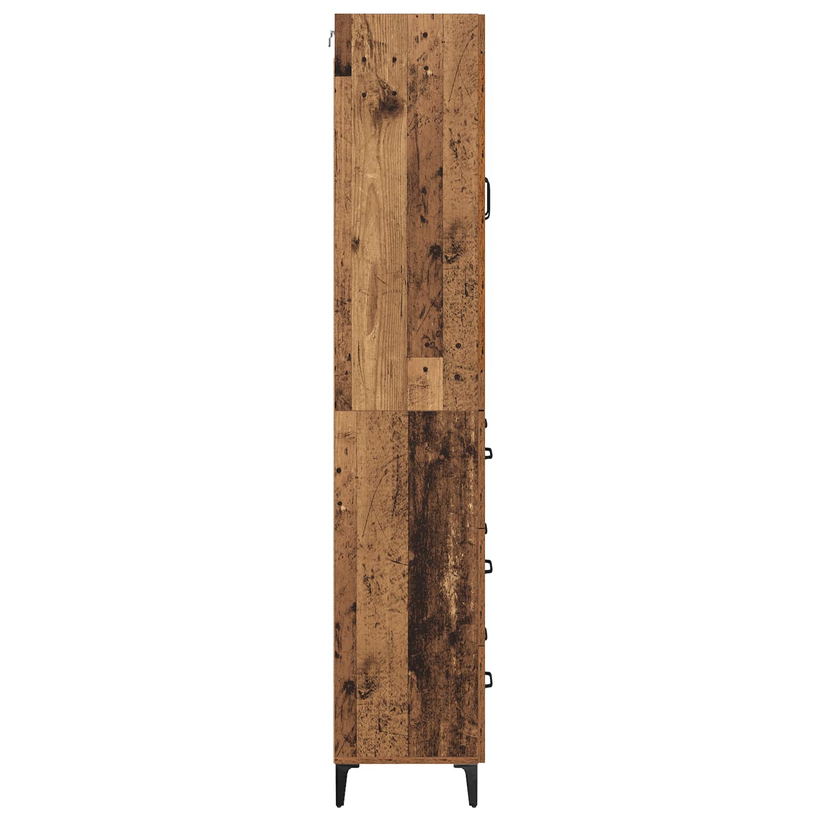 Haut Armoire Bois Ancien 69,5 x 34 x 180 cm Bois d'ingénierie - XIOS