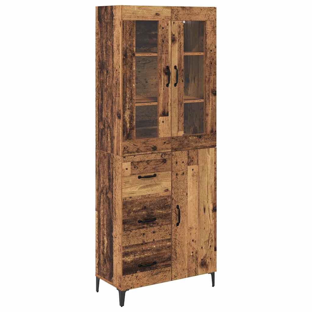 Haut Armoire Bois Ancien 69,5 x 34 x 180 cm Bois d'ingénierie - XIOS