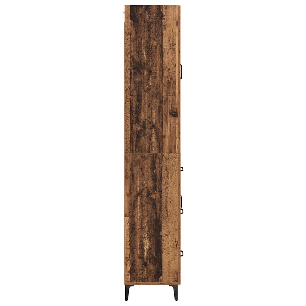 Haut Armoire Bois Ancien 69,5 x 34 x 180 cm Bois d'ingénierie - XIOS