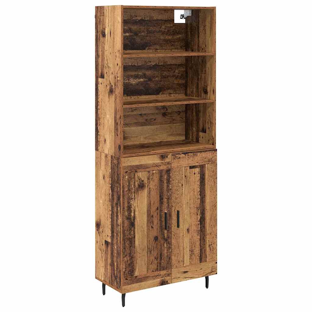 Haut Armoire Bois Ancien 69,5 x 34 x 180 cm - XIOS
