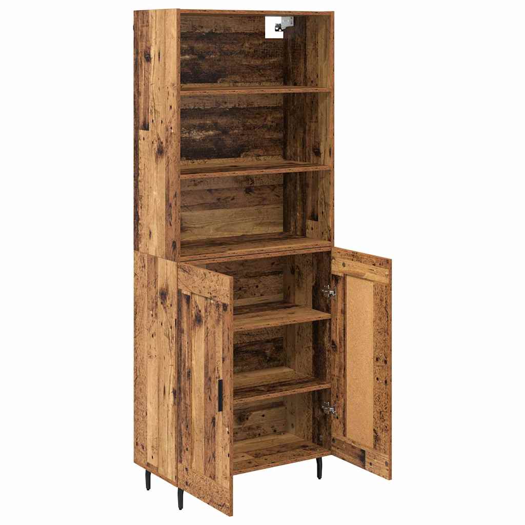 Haut Armoire Bois Ancien 69,5 x 34 x 180 cm - XIOS